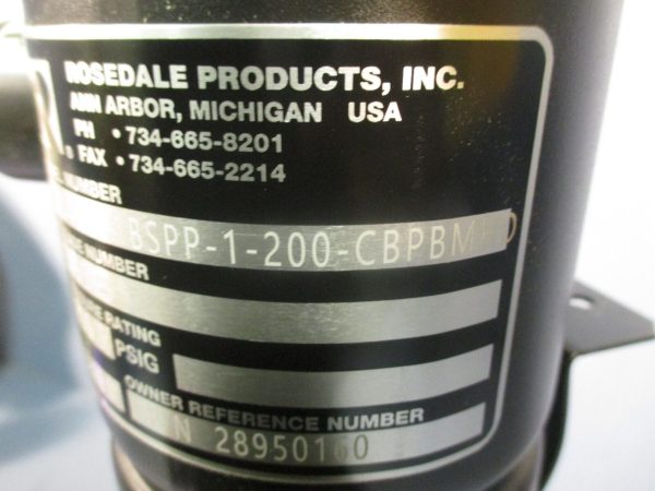 Rosedale Products Inc BASKET STRAINER FILTER LC04-12-1BSPP-1-200-CBPBMHD Online Sale - Image 5