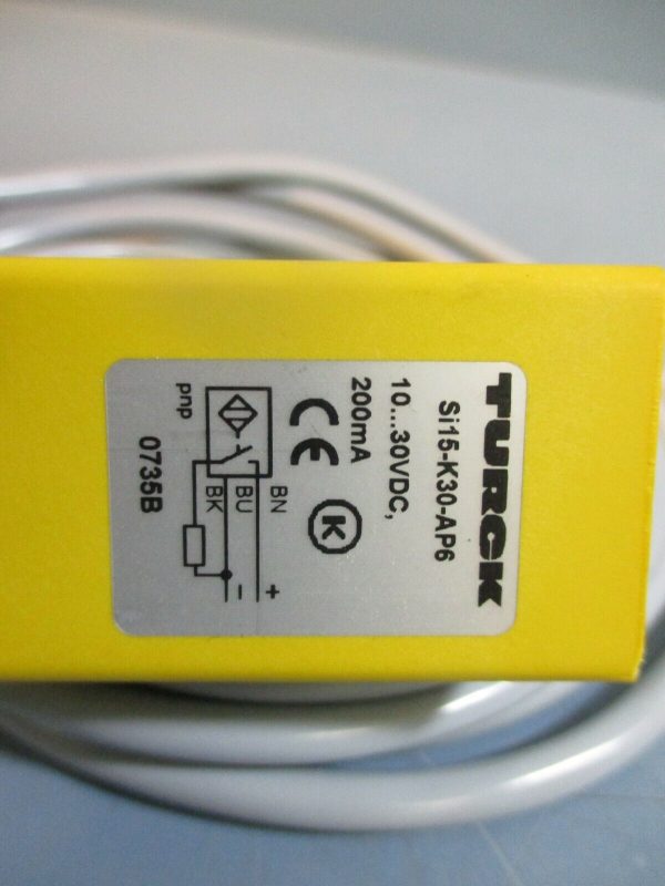 TURCK SI15-K30-AP6 Inductive Slot Sensor DC 3-wire 10-30 VDC Used Discount - Image 3