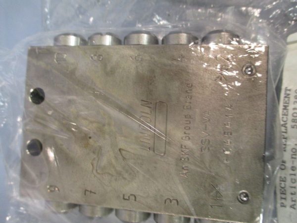 LINCOLN SSV DIVIDER VALVE BLOCK SSV-VA 619-27475-1 Cheap - Image 2