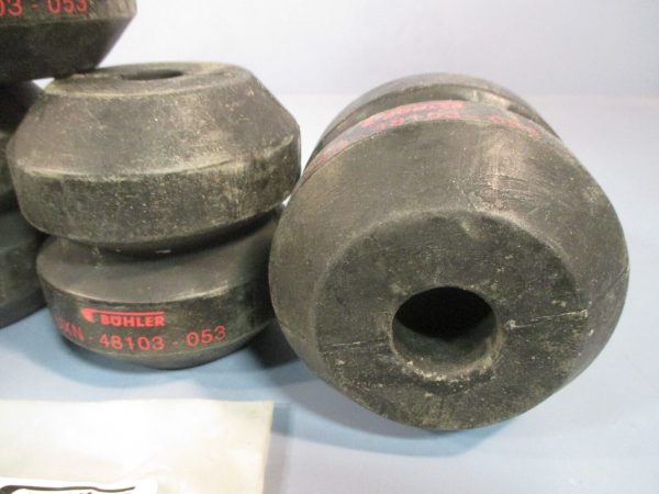 Lot of (5) Buhler Hollow Spring Rubbers Bushings for MQRF Purifier UXN-48103-053 For Sale - Image 5