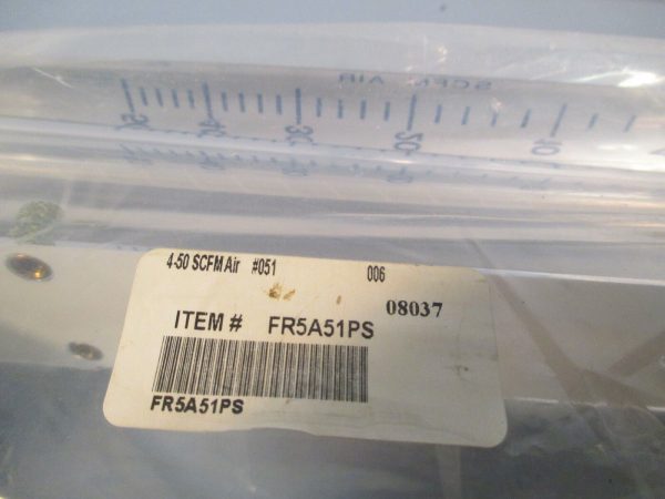 Key Instruments Valved Acrylic Flowmeter for Gases 4 to 50 SCFM Air FR5A51PS For Sale - Image 3