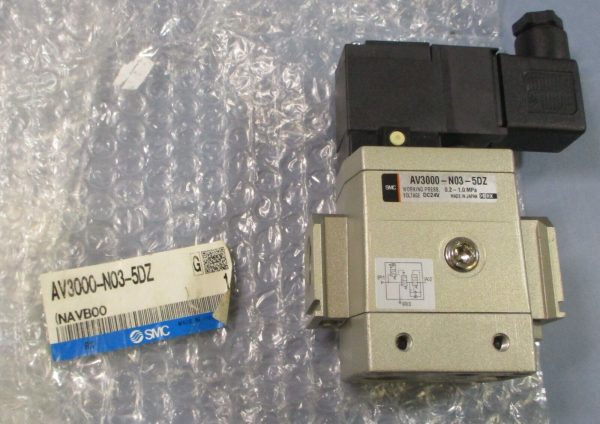 SMC AV3000-N03-5DZ Soft Start Solenoid Valve 0.2-1.0MPa 24VDC 3 8  NPT For Cheap