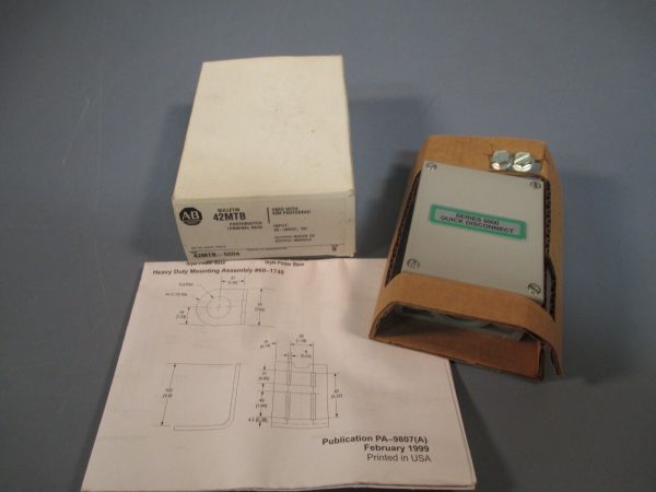 Allen Bradley Photoswitch Terminal Base Ser. B 20-30 VDC, 1W 42MTB-5004 For Discount