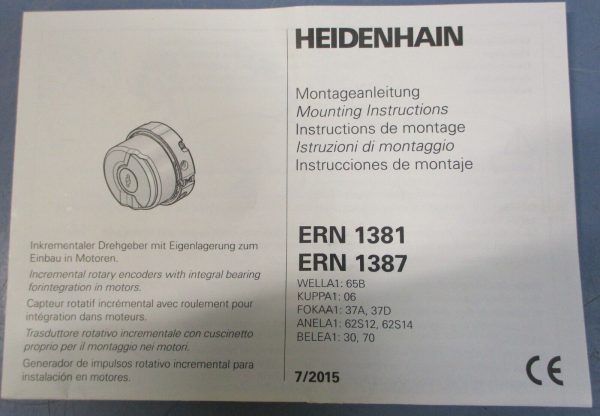Heidenhain 749144-01 Rotary Encoder ERN 1387 2048 62S14-70 K Online now - Image 3