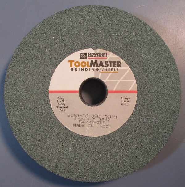 ToolMaster Grinding Wheel 5C60-I6-VSC 7  X 1  X 1  3547 Max RPM NWOB Online Hot Sale - Image 2