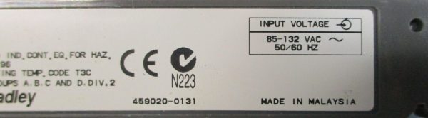 Allen Bradley 1746-IA16 Ser C Input Module SLC 500 85-132VAC 50 60HZ Online now - Image 5