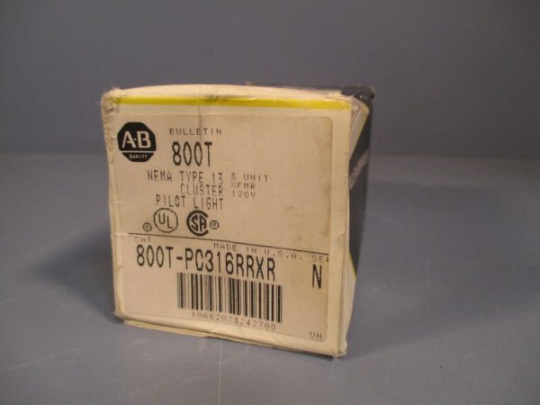 Allen-Bradley Cluster Pilot Light Ser. N 800T-PC316RRXR Sale - Image 3