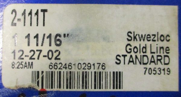 Sealmaster 2-111T Ball Bearing Insert, 1-11 16  Bore 3-11 32  OD 2  W 2-111B Online now - Image 2