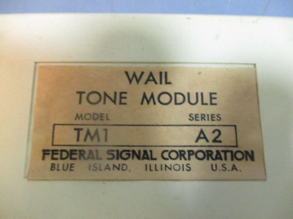 Federal Signal Corporation Wail Tone Module TM1 Series A2 Lot of 5 For Discount - Image 3