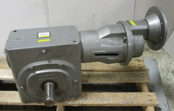 Boston Gear SBKHMRF75280KB9G 80:1 Gear Reducer w  HMF3-4K-B9-B11 4:1 on Sale