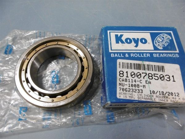 New Koyo NU 1008 FY NU1008FY Roller Bearing Cylindrical Bearing Online Sale