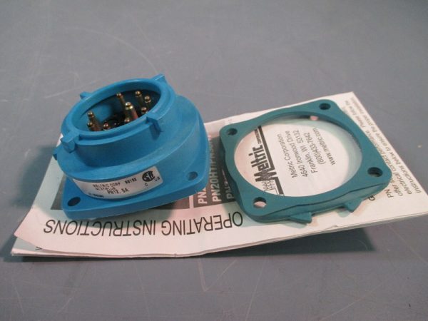 MELTRIC 01-M8090 INLET PLUG CONNECTOR PN12C 5A Hot on Sale - Image 2