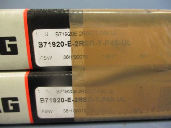 FAG B71920-E-2RSD-T-P4S-UL Angular Contact Bearing NEW Set of 2 Online - Image 4