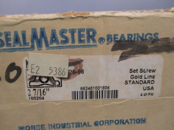 Sealmaster Pillow Block Bearing 2-7 16  NP-39 Online Sale - Image 4