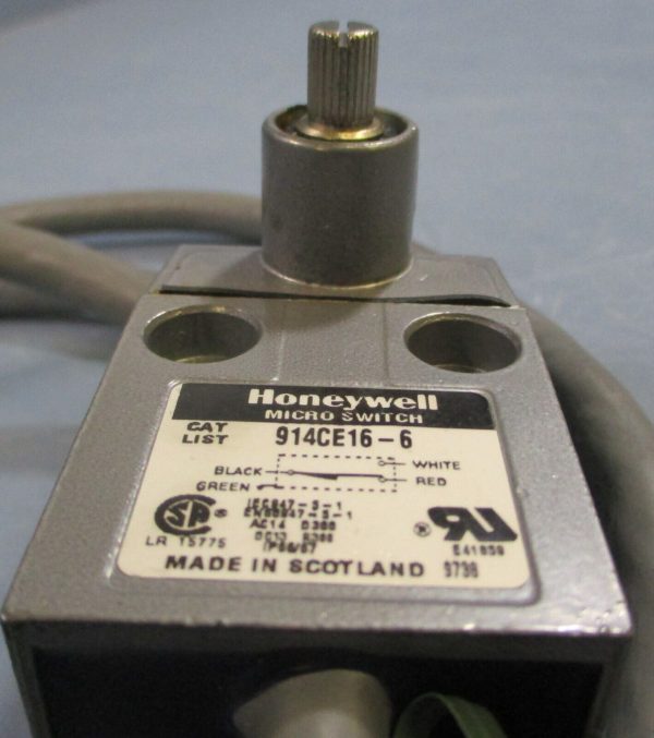 Honeywell Microswitch 914CE16-6 Miniature Limit Switch 5A 250V 6  Cable Sale - Image 5