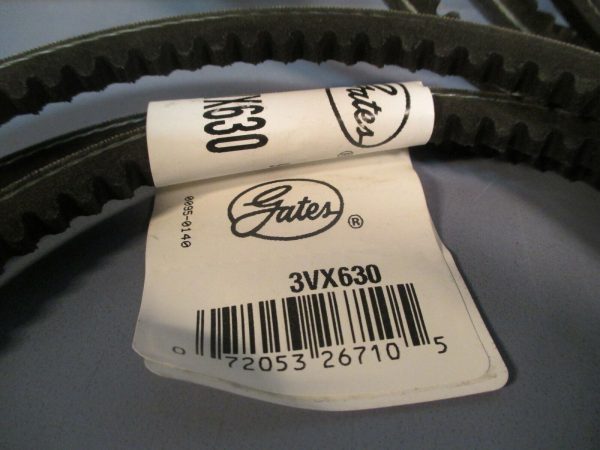 Lot of (2) Gates Super HC Belt 3VX630 & (1) Gates Tri-Power Belt AX53 Discount - Image 2