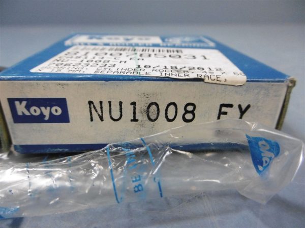 New Koyo NU 1008 FY NU1008FY Roller Bearing Cylindrical Bearing Online Sale - Image 2