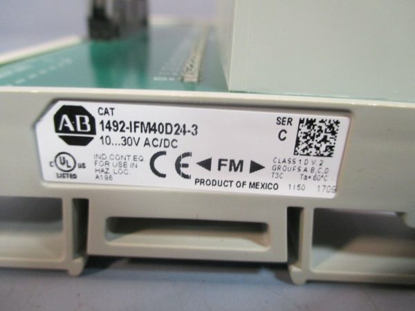 Allen-Bradley 40 PT. Digital Interface Module Series C 1492-IFM40D24-3 Online Sale - Image 3