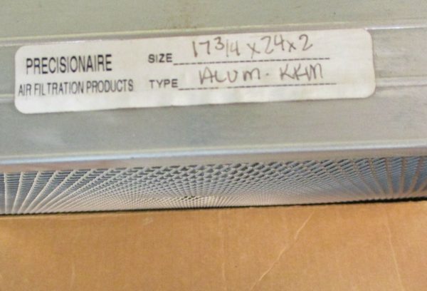 Lot of 5 Precisionaire 17-3 4x24x2  Washable Aluminum KKM Air Filter Cartridge Discount - Image 3