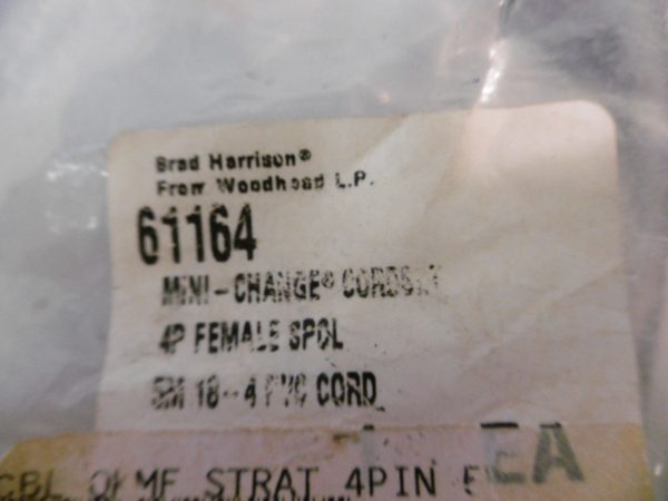 Brad Harrison Mini-Change Cordset 4P Female SPCL 5M 18-4 PVC Cord NEW Online Sale - Image 3