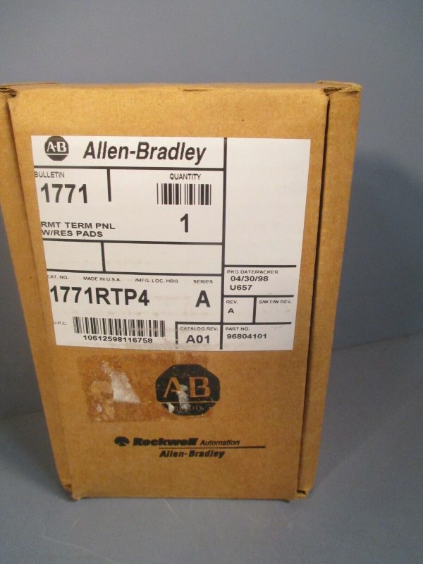 ALLEN-BRADLEY TERMINATION CONTROL PANEL Series A 1771-RTP4 on Sale