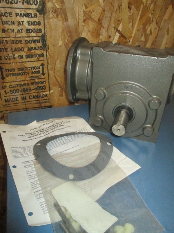 Dodge Tigear-2 Washdown Gearbox Reducer Ratio 60:1 Right Angle 26QZ60R56 For Cheap - Image 2