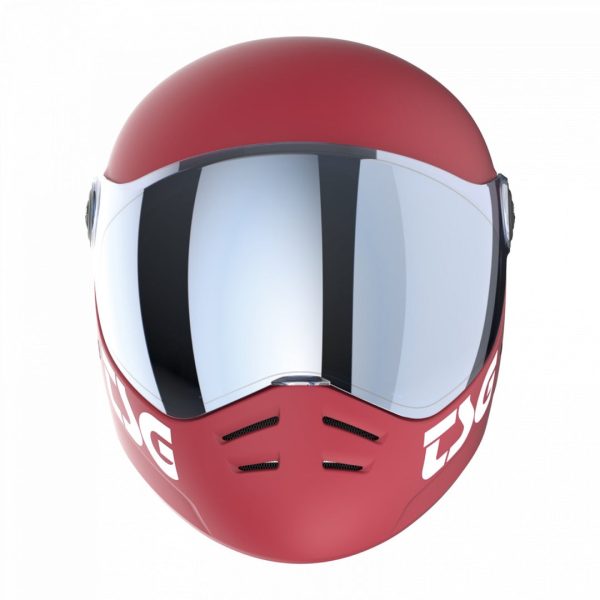 TSG PASS 2.0 (Satin Gentle Red) - Full Face Helmet + Bonus Visor Online now - Image 4